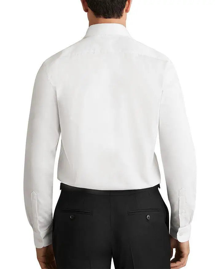 REISS | Remote Regular Fit Satin Cotton Shirt