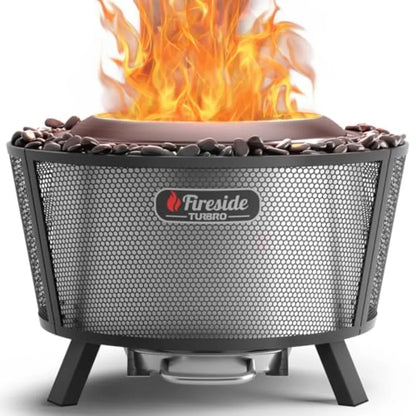 29 Inch Smokeless Fire Pit for Outdoor Wood Burning Stainless Steel Camping Stove with Stand Removable Ash Pan Waterproof Stora