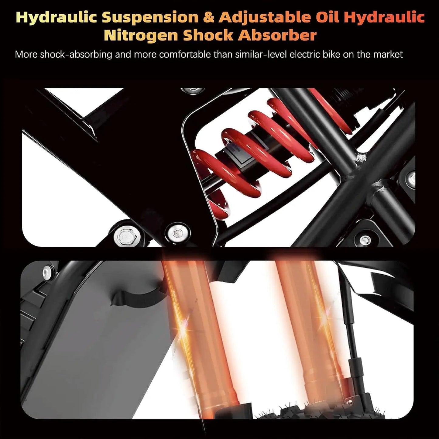 Electric Dirt Bike for Teens and Adults, 3000W Electric Motorcycle, 14/12 in Wide Tires, 38 Mph Speed, Equipped with 48V 23AH