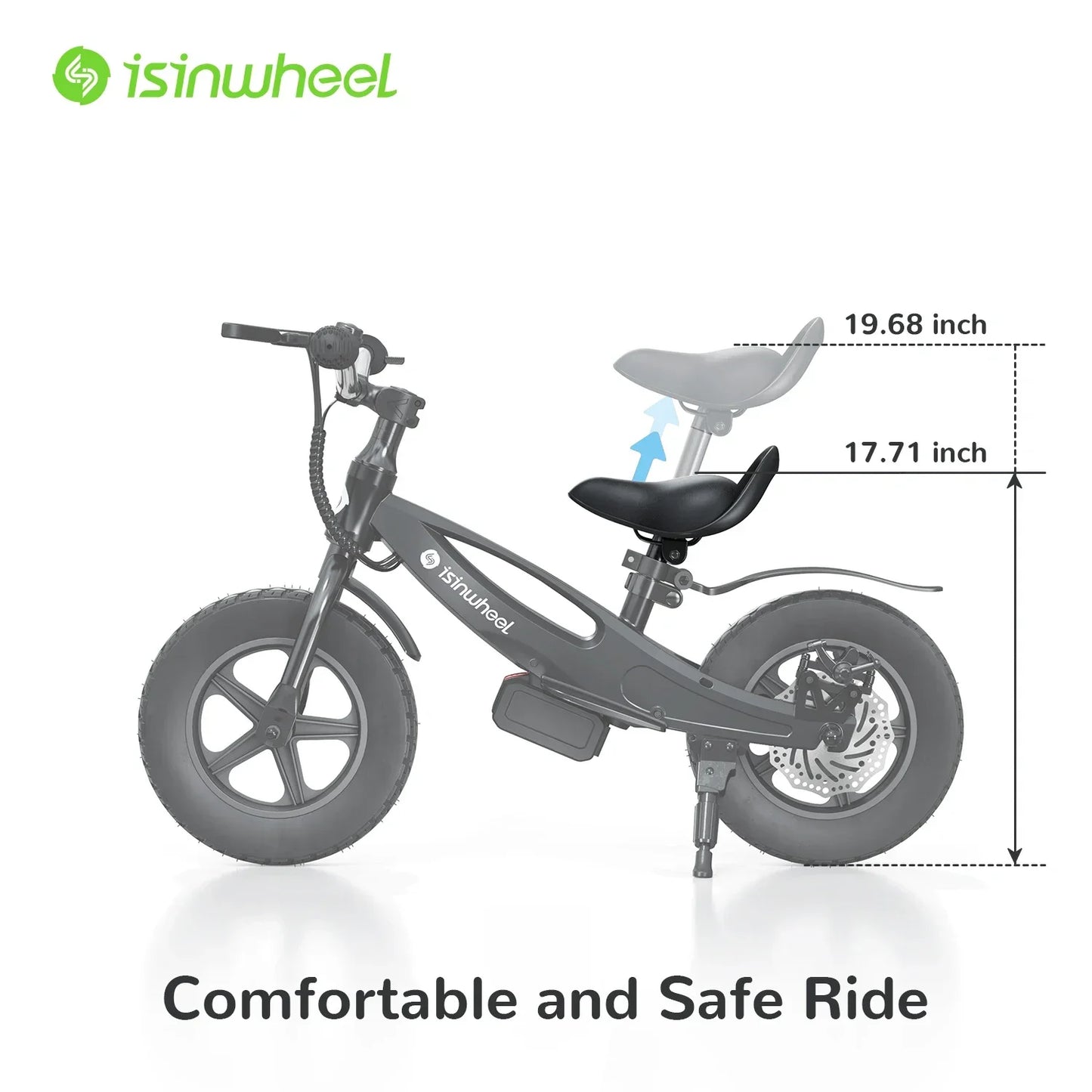 lsinwheel SK12 Children's Electric Bicycle 18V 2.5Ah Battery 150W Motor 12 inch tire Children E-bike