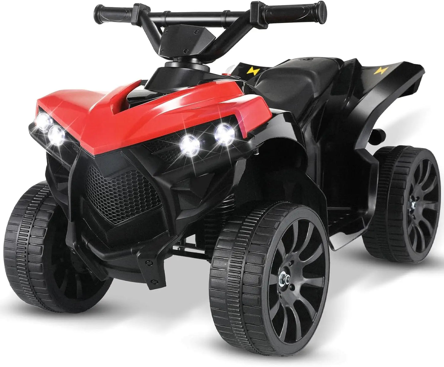 Kids Ride On ATV Electric Off-Road Quad Car 6V Battery Powered W/Music, Light