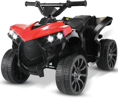 Kids Ride On ATV Electric Off-Road Quad Car 6V Battery Powered W/Music, Light