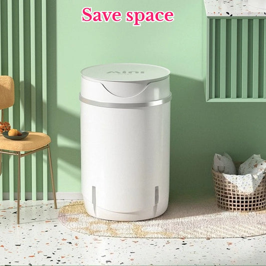 Mini Blue Light Cleaning Portable Washing Machine Simple Operation Powerful Motor Stable Low Noise Washer Home Appliances