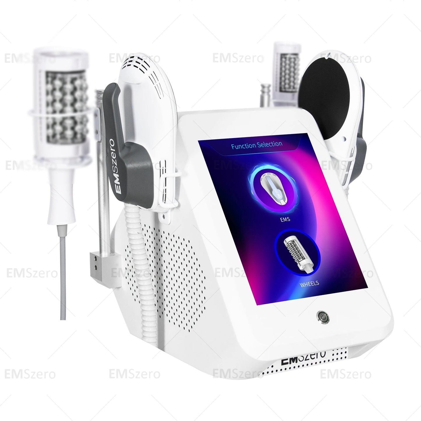 2 IN 1 200HZ EMS Roller Slimming Cellulite Reduction Inner Ball Roller 360 Degree Infrared Vacuum Roller Massage Beauty Machine