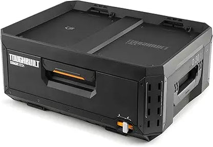 Portable Heavy-Duty Toolbox with Stackable Storage Organizer, 1 Drawer Tool Chest, 50 lb Capacity for Efficient Workshop Organiz