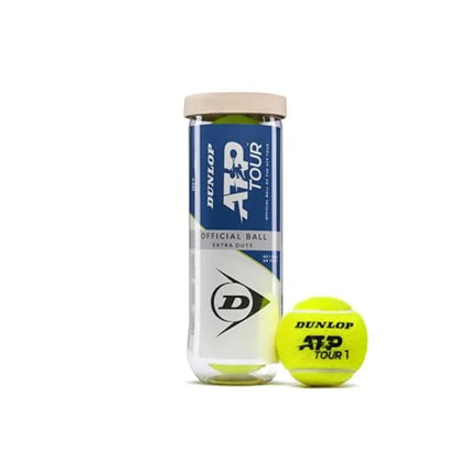 Dunlop Sports ATP Premium Tennis Balls - Case of 24 cans 72 Balls - Regular Duty and Extra Duty