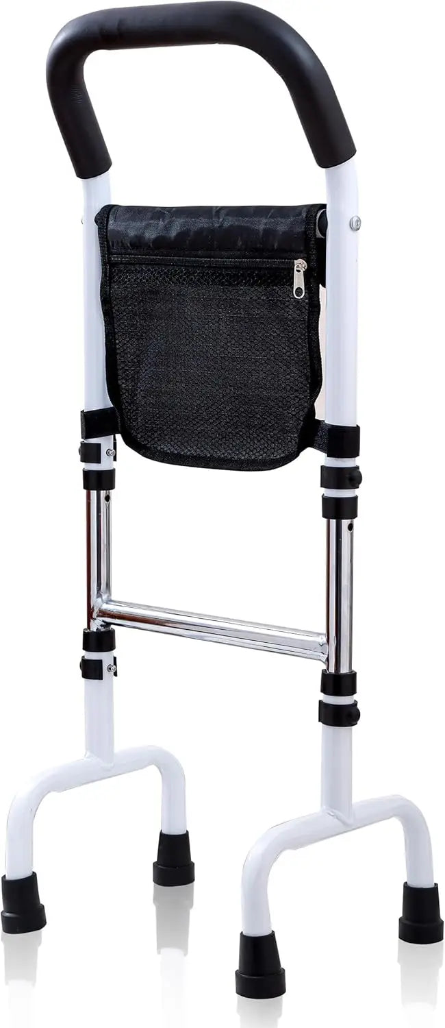 Adjustable Height Walking Cane with Anti-Slip Design, Supports Up to 300lb for Elderly and Mobility Aid