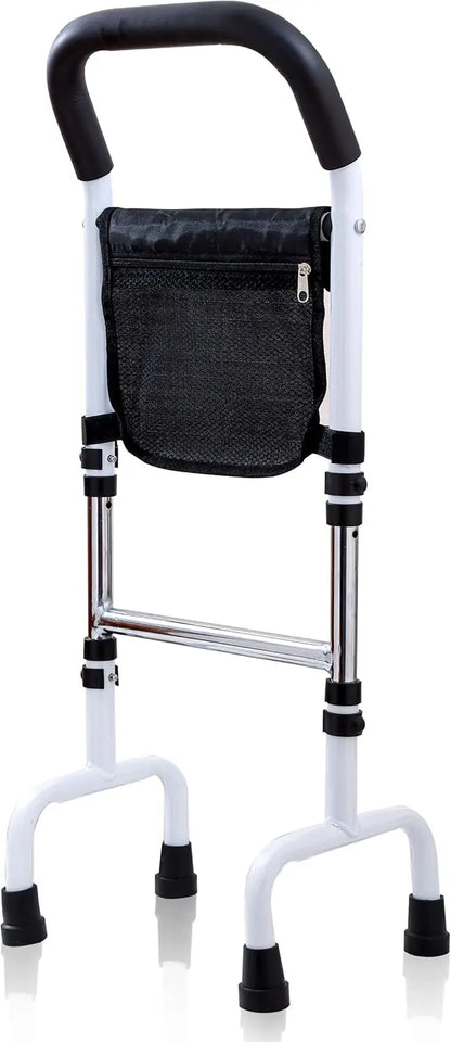 Adjustable Height Walking Cane with Anti-Slip Design, Supports Up to 300lb for Elderly and Mobility Aid