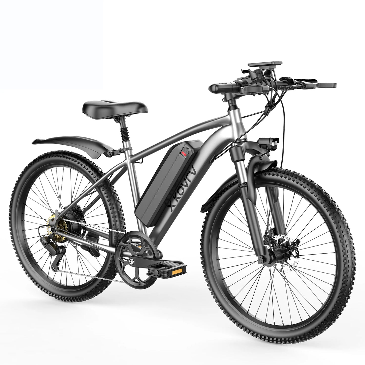 26 inch electric mountain bike, 10.4AAh/13Ah detachable battery, SHIMANO 7speed, peak 1000W brushless silent motor, 25MPH,E-bike