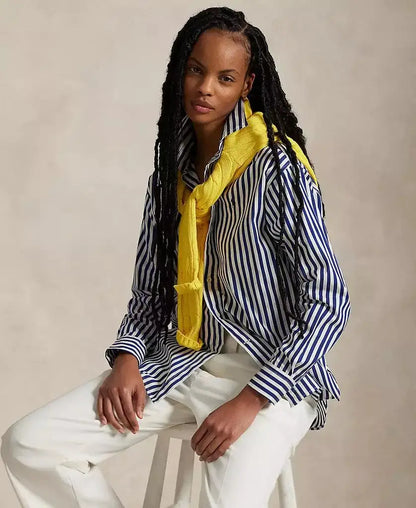 Polo Ralph Lauren | Women's Relaxed-Fit Striped Cotton Shirt