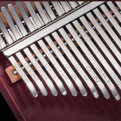 Hluru 21 key Purple Heart Board Kalimba Professional 17 key Thumb Piano Finger Piano Mbira Beginner Kit with Case2028