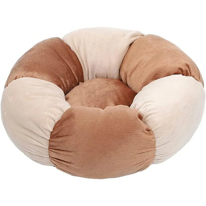 Medium Round Washable Dog and Cat Bed, 40x40cm Cushioned Mat for Warm Sleep, Pink 60cm Long-Tailed Keyword