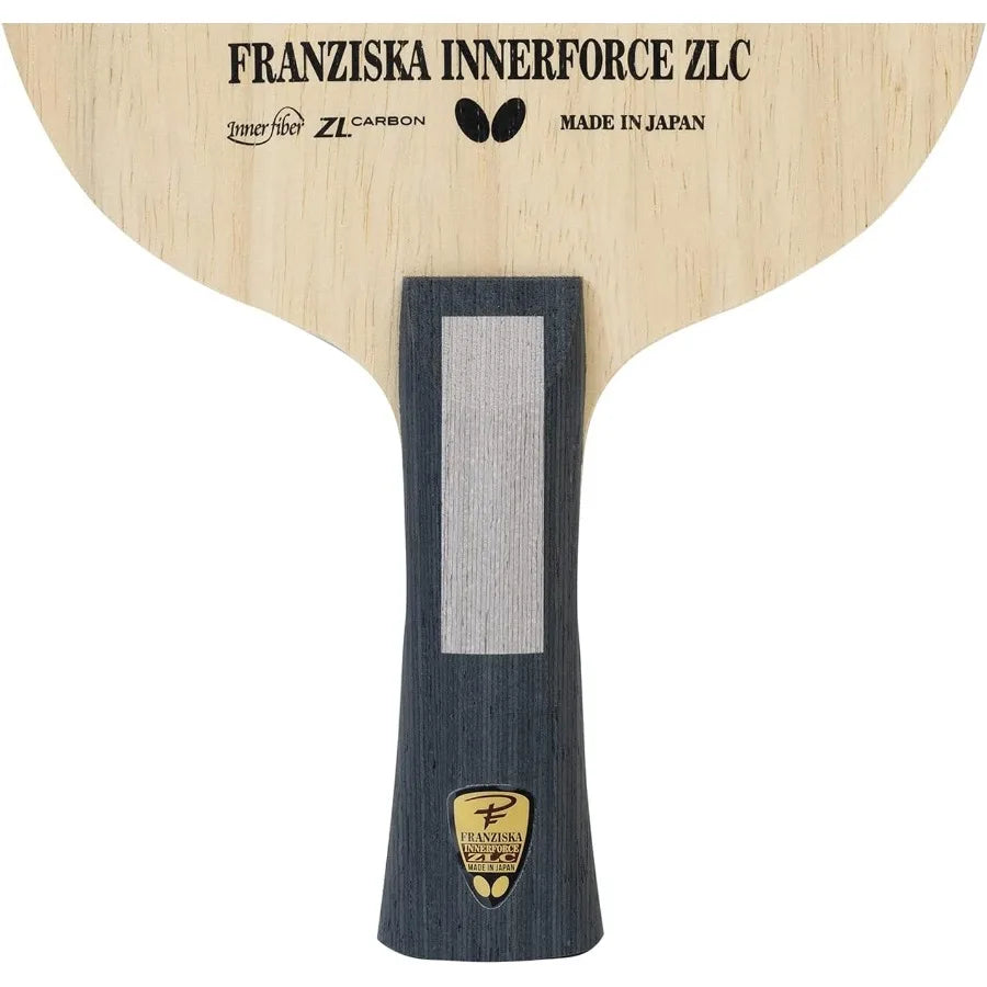 Franziska Innerforce ZLC Table Tennis Blade - Professional Carbon Fiber Blade - FL and ST Handle Styles - Made in Japan - Black