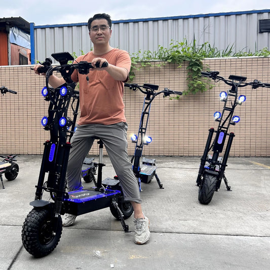 EU USA Local Warehouse Adult Electric Scooter 72v 10000w Dual Motor 40ah Batter Long Range 14 Inch Off Road Folding EScooter