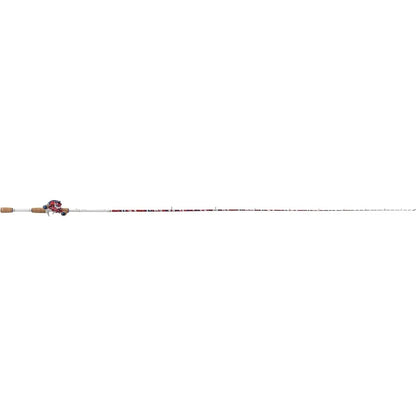 Krazy Americana Baitcast Combo with 7' 1pc Medium Heavy IM7 Graphite Rod and Cork Grips for Precision Fishing in Freshwater and