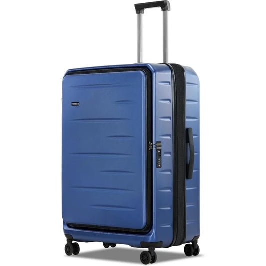 Expandable Checked Luggage, Top Opening Trunk Suitcases