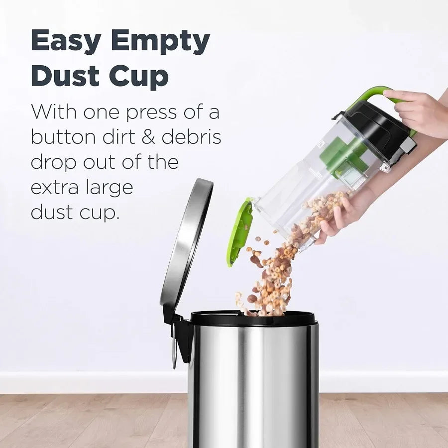 Eureka NEU10AE4 Airspeed Ultra-Lightweight Bagless Vacuum Cleaner, Compact 7.7lb Design, Onboard Tools, Washable Filter, Deep Clean Carpet Hardwood & Pet Hair