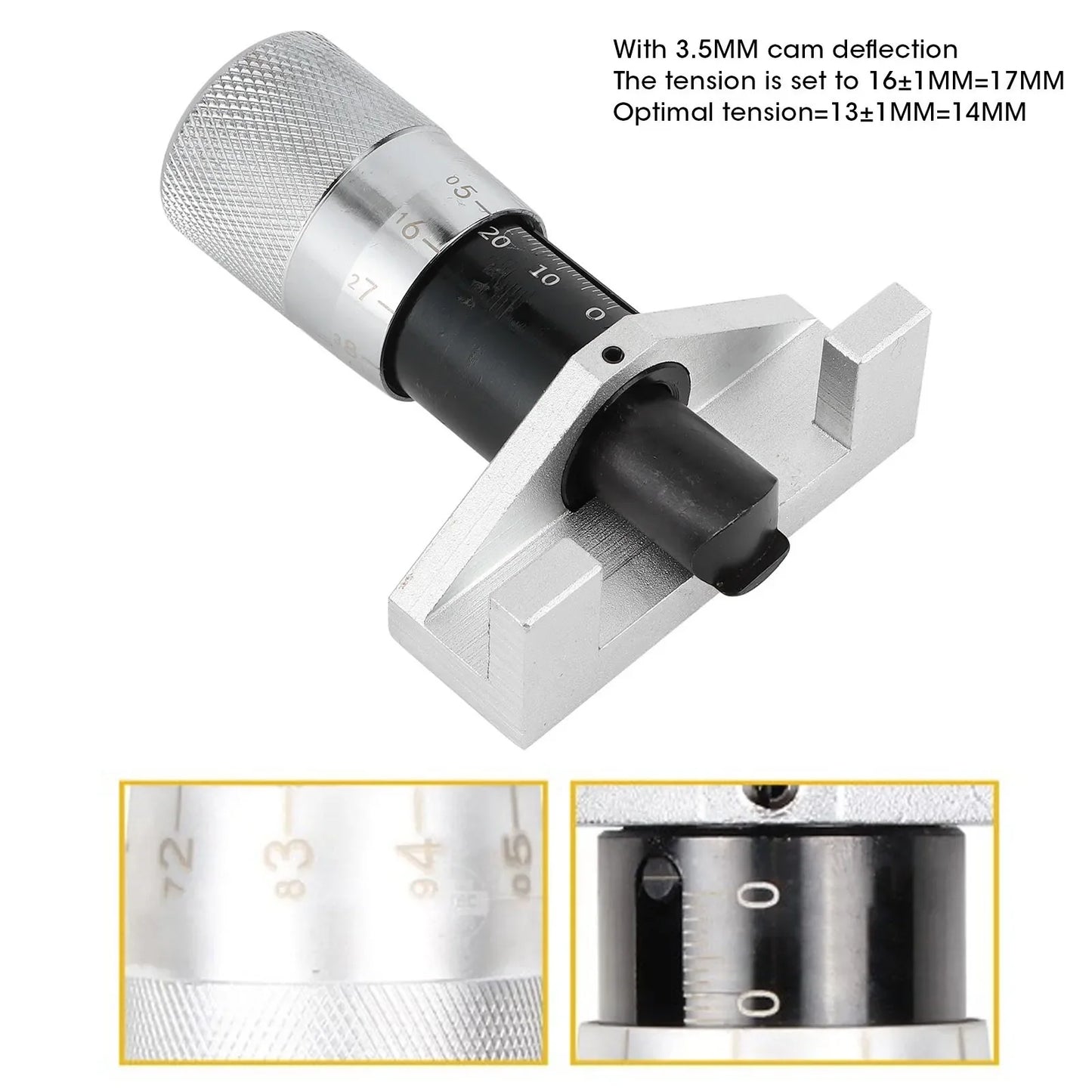 Belt Tension Gauge Timing Belt Tension Gauge Tester Detection Measurement Professional Auto Car Repair Tool Belt Tension Tester