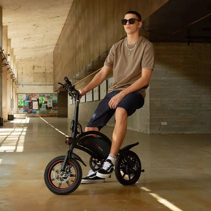 DYU D3F Adult ebike 250W City Ebike 36V10AH Battery Electric Bike 14 Inch Tire Folding E-bike