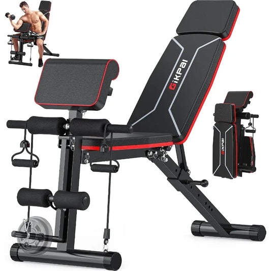 Adjustable Weight Bench - Workout Bench Press for Home Gym