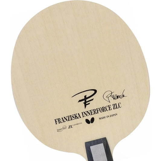 Franziska Innerforce ZLC Table Tennis Blade - Professional Carbon Fiber Blade - FL and ST Handle Styles - Made in Japan - Black