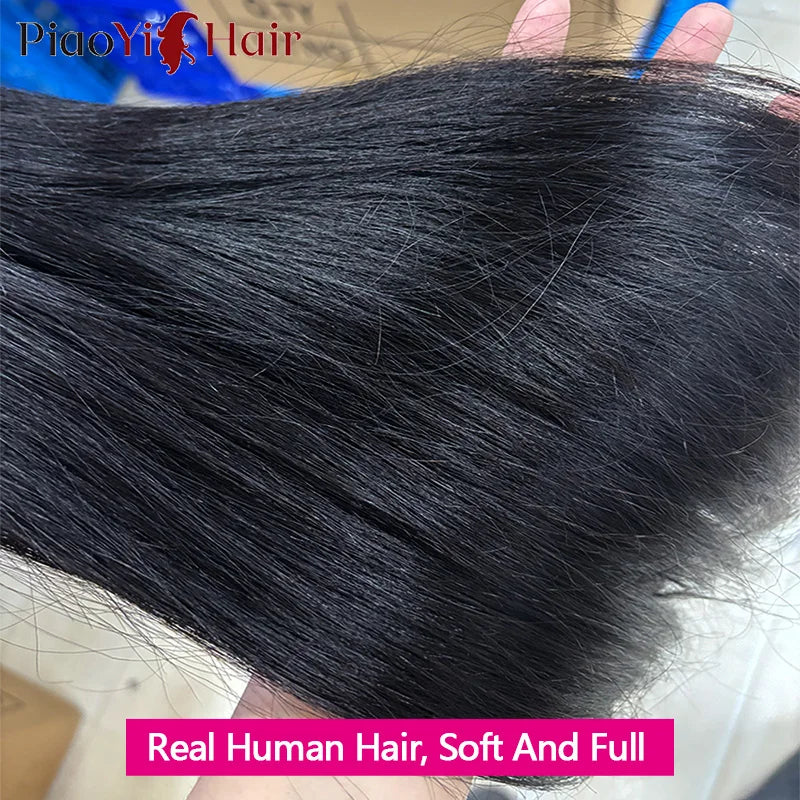 Top Unprocessed Straight Bundles Human Hair 3/6 Pcs Human Hair Brazilian Straight 100% Human Hair Bundles Extensions 3-5 Working Days Delivery