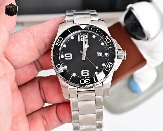 Customizable Men Automatic Mechanical Watch Stainless Strap 42mm Dial Men for Watches