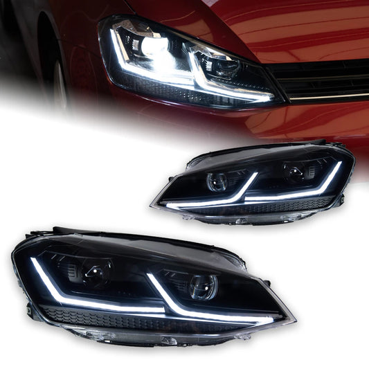 AKD Car Styling for VW Golf 7 LED Headlight 2013-2017 MK7 Headlights DRL Head Lamp Dynamic Signal Lens Automotive Accessories