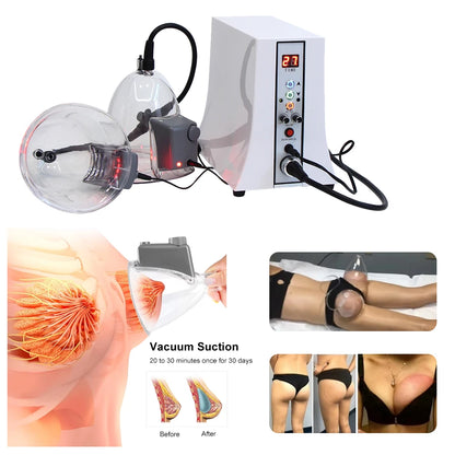 New Vacuum Massage Body Shaping Machine Breast Enlargement Tool Butt Lifting Pump Cup Face Lifting Cupping Therapy Beauty Device
