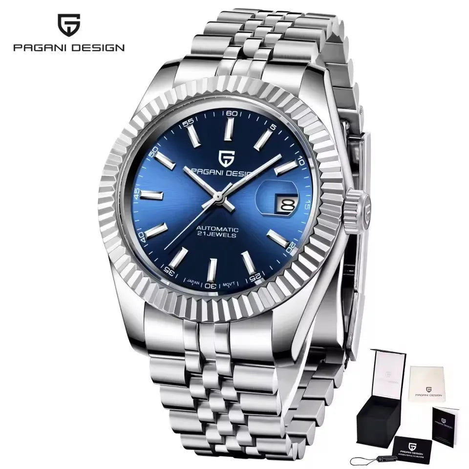 PAGANI DESIGN 2026 New 42MM Men Mechanical Watch Top Brand Luxury Automatic Watch 100M Waterproof Stainless Steel Watch for men
