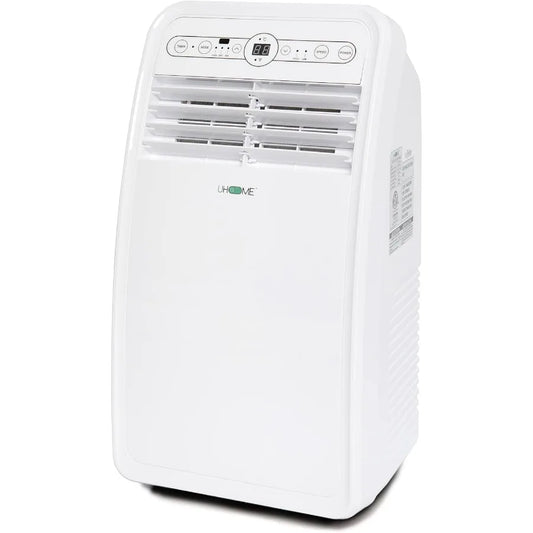 8000 BTU Portable Air Conditioner with Cooling Dehumidifier Fan Remote Control and Window Mount Kit Included for Home Office Be