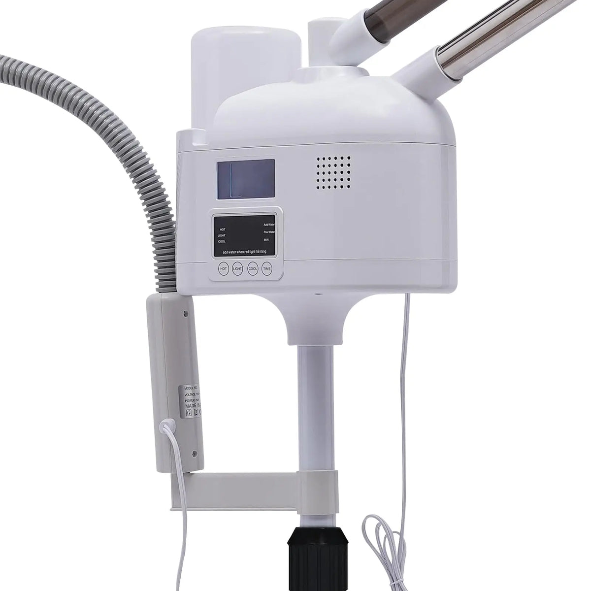 750W White Facial Steamer, Beauty Salon Spa Skin Care Instrument Ozone Facial Steamer Sprayer, Face Humidifier, for Home, Beauty