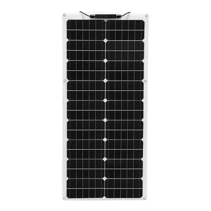 12V Flexible Solar Panel Kit Monocrystalline Solar Cell 50W 100W 120W 240W PV For Home RV & Boat solar power China Drop Shipping