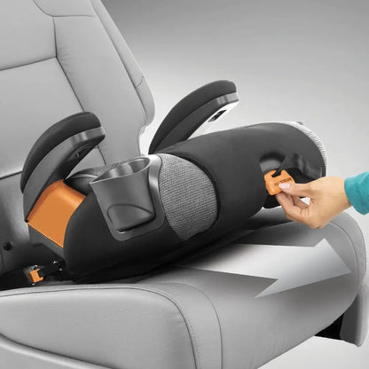 Zip Plus 2-in-1 Belt-Positioning Booster Car Seat, Backless and High Back Booster Seat, for Children Aged 4 Years and up and 40-