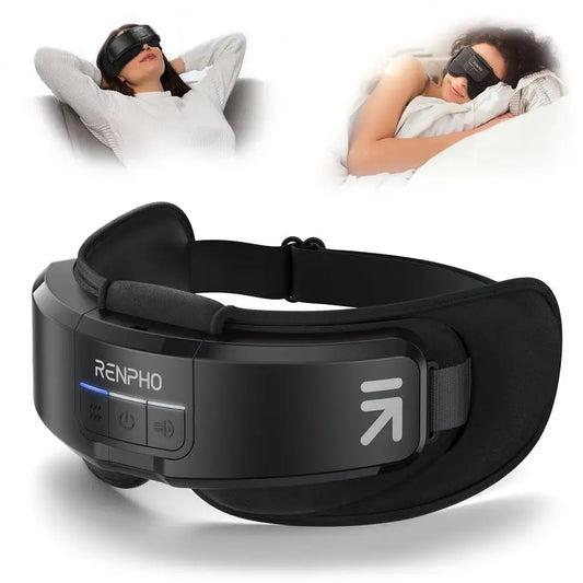 Eyeris Shift, Eye Massager with Heat Eye Massager amp Sleep Mask for Migraine, Birthday Gifts for Women Men Mom Dad, Face Head T