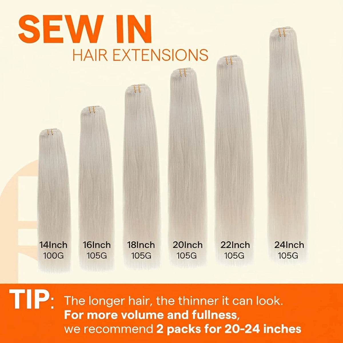 Full Shine Straight Human Hair Extensions Sew in Silky Skin Double Weft Hair Extensions For Salon