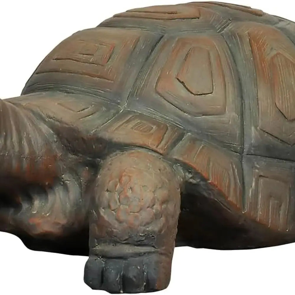 Large Fiber Reinforced Concrete Turtle Statue, 34.2 Outdoor Garden Sculpture for Lawn and Yard Decor