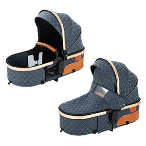 2-in-1 Portable Baby Stroller Foldable Pushchair Lightweight Travel System Pram Newborn Buggy  New Model Carriage