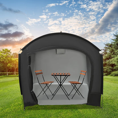 Bike Storage Tent, Travel Bike Storage Tent for 1-4 Bikes ,220x150x185cm Bike Storage Tent, Outdoor Bike Tent