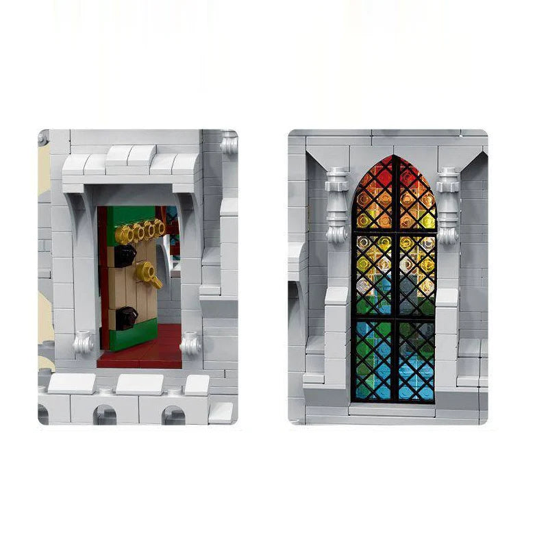 8603PCS Medieval Castle House Modular Buildings Blocks European Style City Street View Apartment Architecture Brick Model Kit Boys Toy Adult Kid Gift