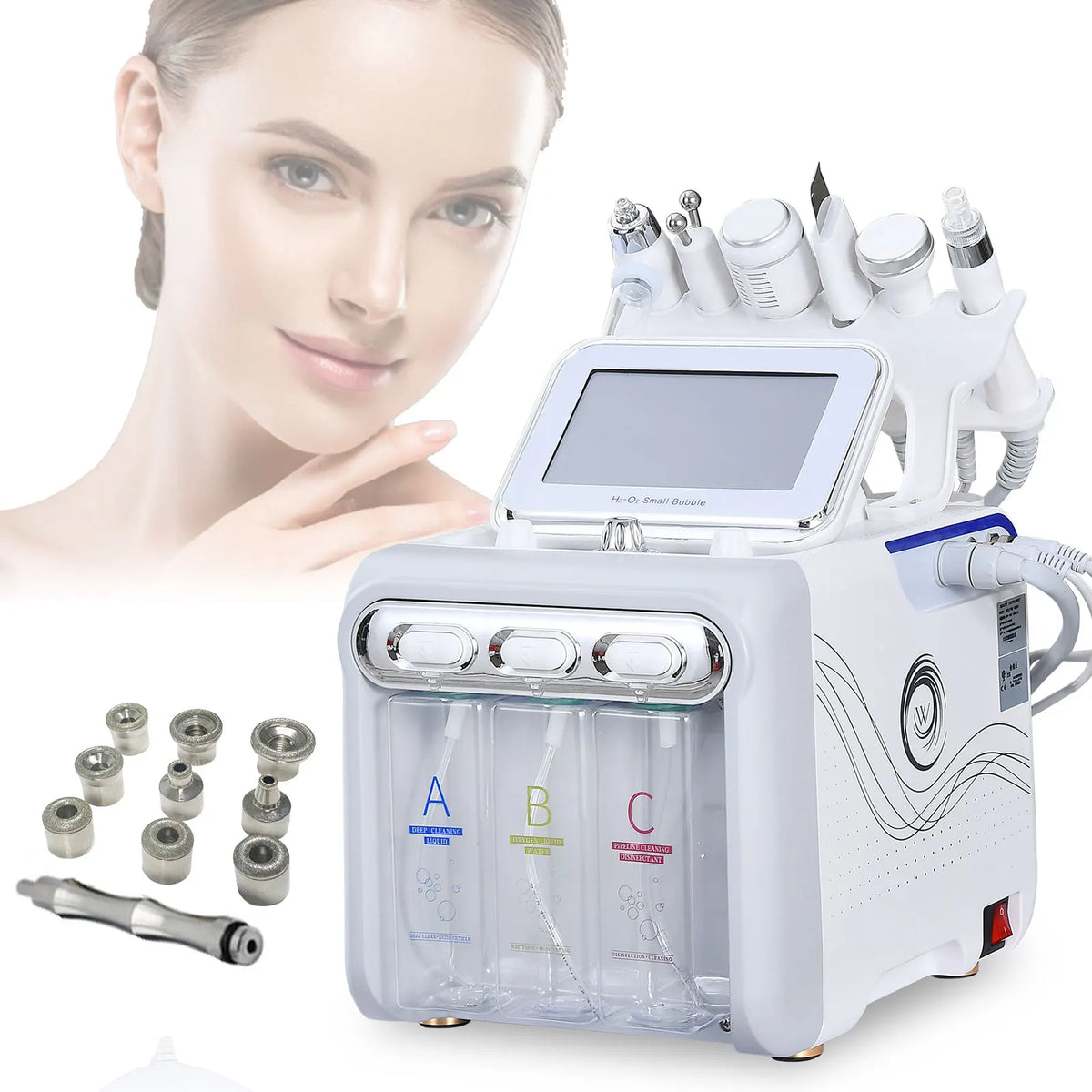7 in1 h202 Hot selling hydro Facial machine  hydra  beauty facial machine