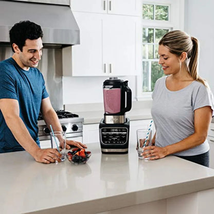 HB150C/HB152 Foodi Heat-iQ Blender 64 oz Black Kitchen Appliance Durable Plastic Black High-Speed Blending Integrated Heating F