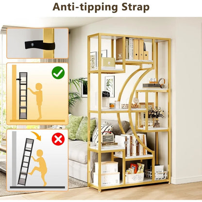 Luxury Cat Tower Condo with Litter Box Enclosure, Scratching Posts, Hammocks, and Removable Washable Cover - Modern Cat Furnitur