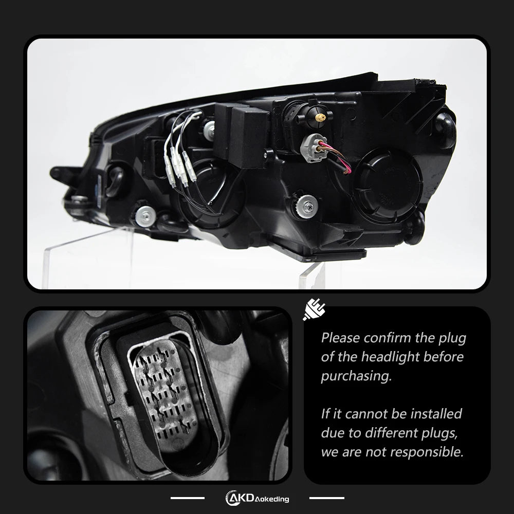 AKD Car Styling for VW Golf 7 LED Headlight 2013-2017 MK7 Headlights DRL Head Lamp Dynamic Signal Lens Automotive Accessories