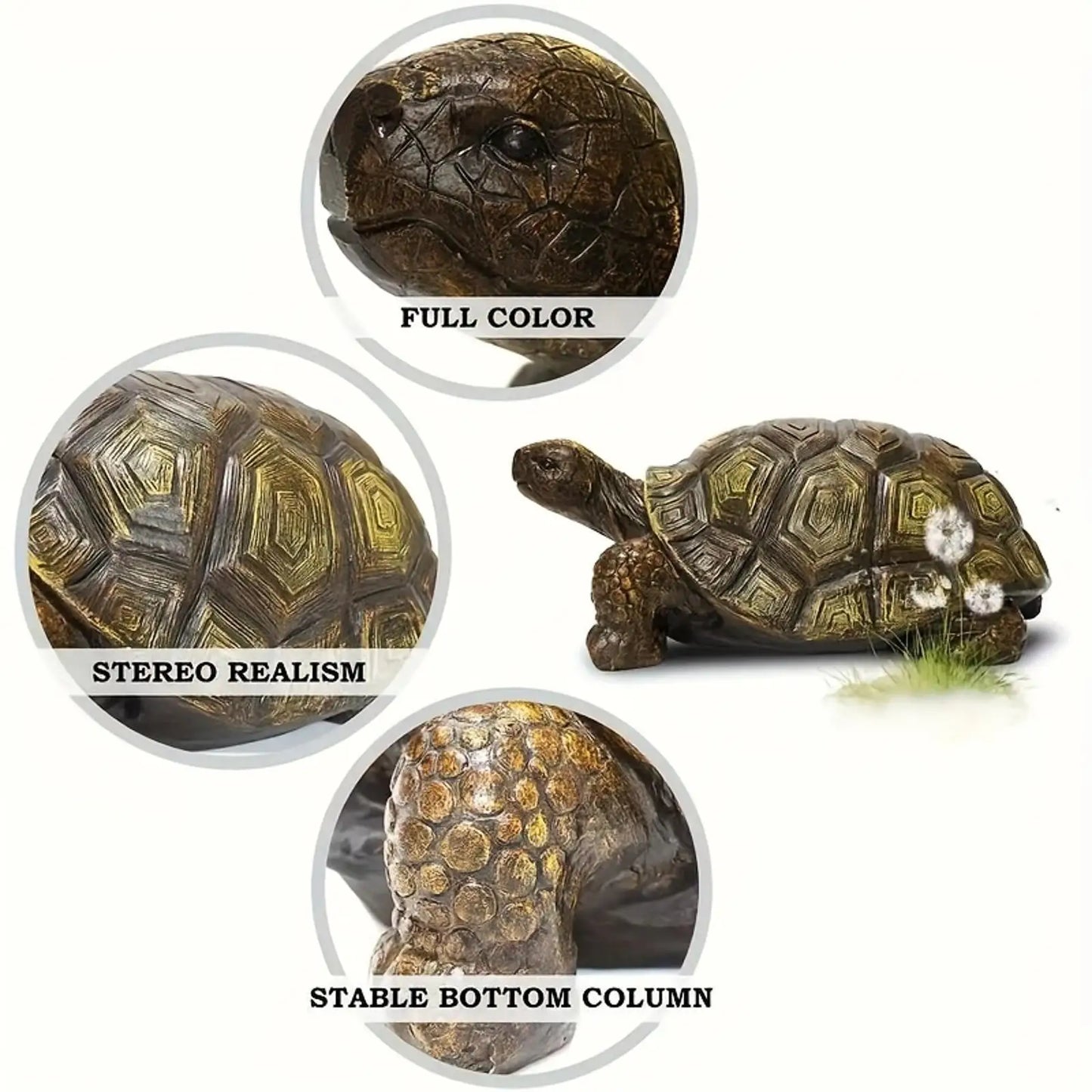 Large 3D Turtle Statue Realistic Resin Garden Sculpture Outdoor Decor for Garden Decoration Sculpture XXL