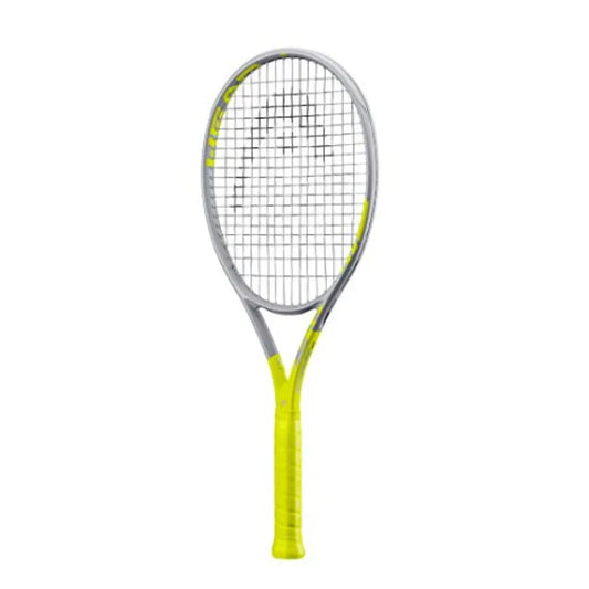 Graphene 360+ Extreme MP Tennis Racquets Strung Mid Tension with Velocity 16 Guage Black Red Lightweight High Performance
