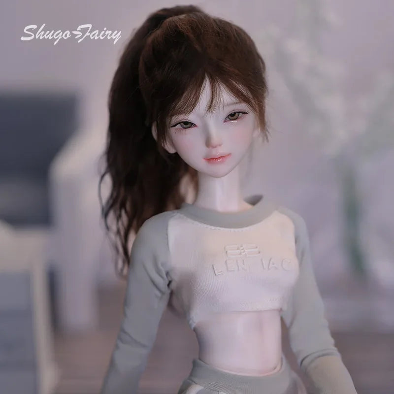 Xana BJD Doll 1/4 Barly Fitness Sport Blyth Doll Joint Body BJD Toy DIY Anime Fashion Doll Eyes Girl Dress Up Birthday Gift