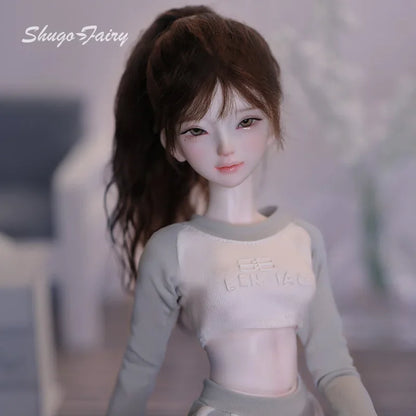 Xana BJD Doll 1/4 Barly Fitness Sport Blyth Doll Joint Body BJD Toy DIY Anime Fashion Doll Eyes Girl Dress Up Birthday Gift