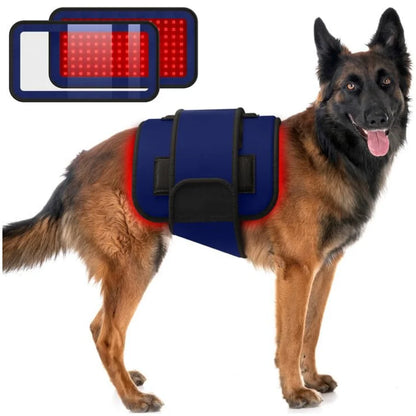 Red Infrared Light Therapy Belt for Pets Pain Relief 660&850nm wavelength Portable Cold Laser Therapy Device for Dogs Arthritis