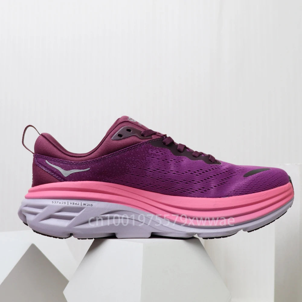 Original Bondi8 Sports Sneakers Running Shoes for Men and Women Casual Comfort Walking Shoes Travel Trekking Jogging Footwear